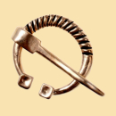 Baltische Wadenwickel-Fibel - Bronze